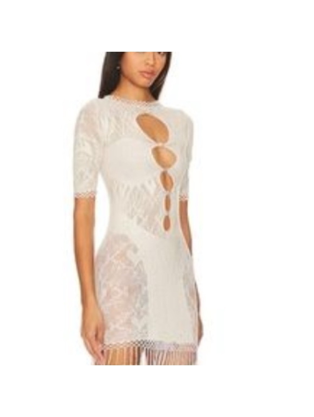 POSTER GIRL FLORAL MIRANDA DRESS IN BUTTER